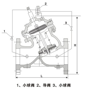 隔膜式安全泄壓閥結(jié)構(gòu)圖